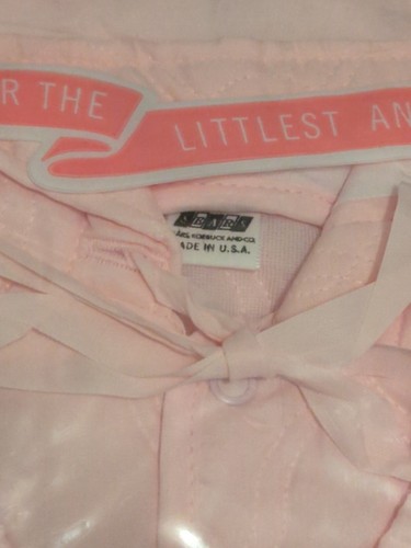 De colección Sears Nuevo en Paquete Bebé Bunting Set Rosa Forrado Acolchado Saco Con Capucha Abrigo NUEVO - Imagen 3 de 11