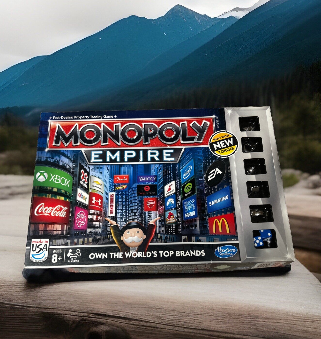 Monopoly Empire Silver Edition Property Trading Game Hasbro 2014 ...