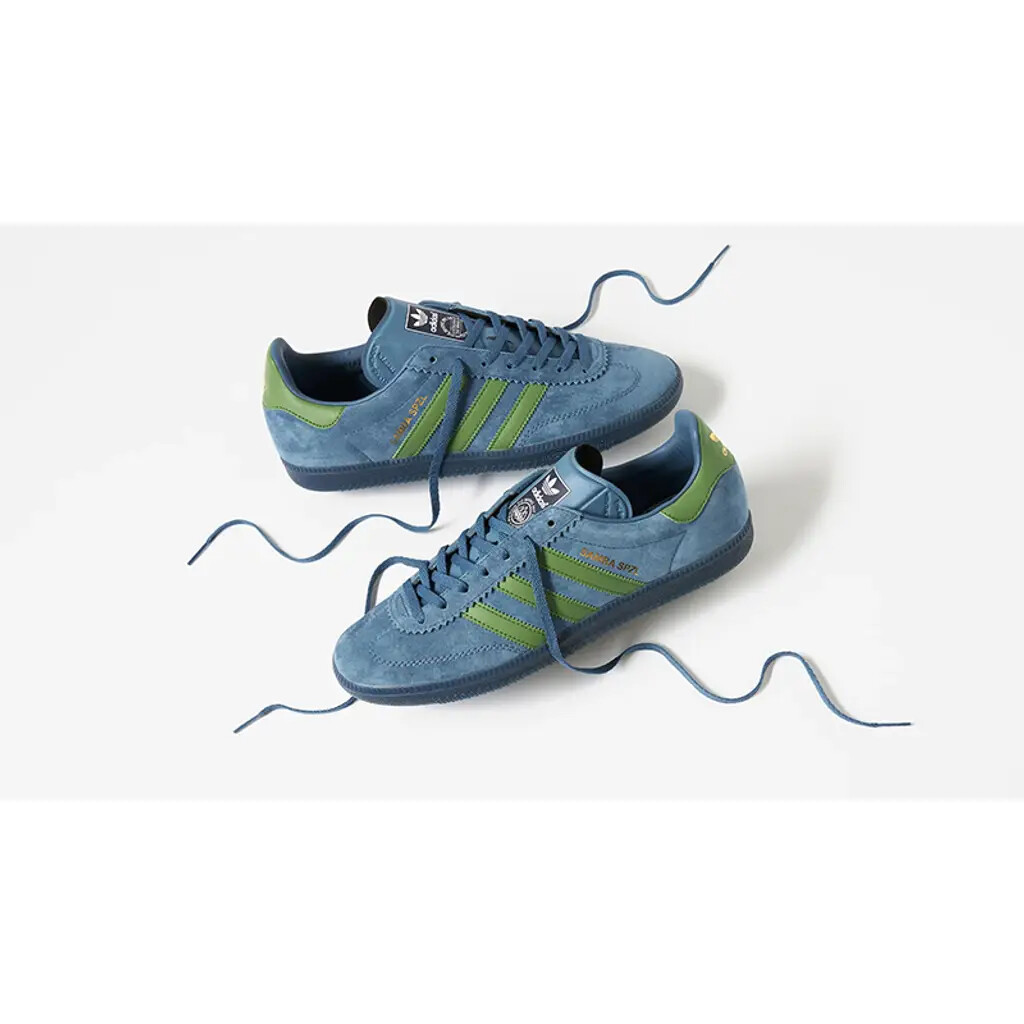 Newly Launched END x Adidas SPZL Samba Deco Blue Size UK 3 4 5 6 7