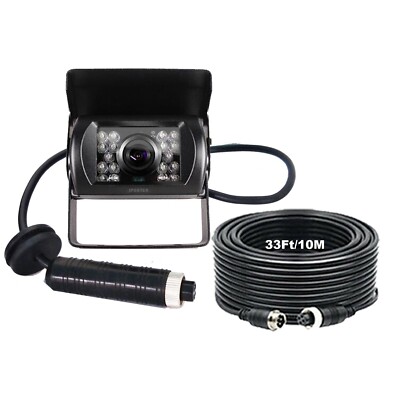 iPoster 700TVL CCD 18 IR Reversing Backup Camera+10m Cable For Truck Caravan Van