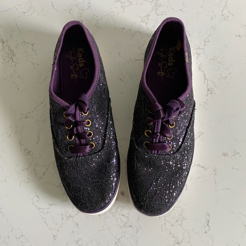 Sneakers stringate Keds x Taylor Swift tela viola taglia 6 WF53223M moda autunno - Foto 4 di 13