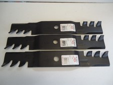 Set of 3 Mulching Blades For John Deere M127500 M127673 M145476 MADE IN USA