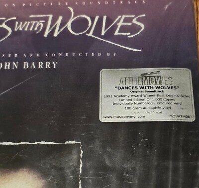 欧LP John Barry Dances With Wolves (Original Motion Picture Soundtr MOVATM067 Music On Vinyl 未開封 /00260 Barry, John - Dances With Wolves: Original Motion Picture