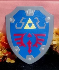 Hand Painted Legend of Zelda Hylian Shield Wall Plaque