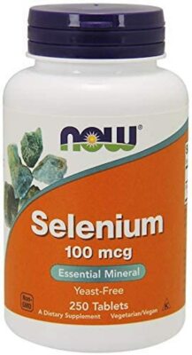 NOW FOODS, SELENIUM Selen 100mcg 250 Tabletten SUPER PREIS