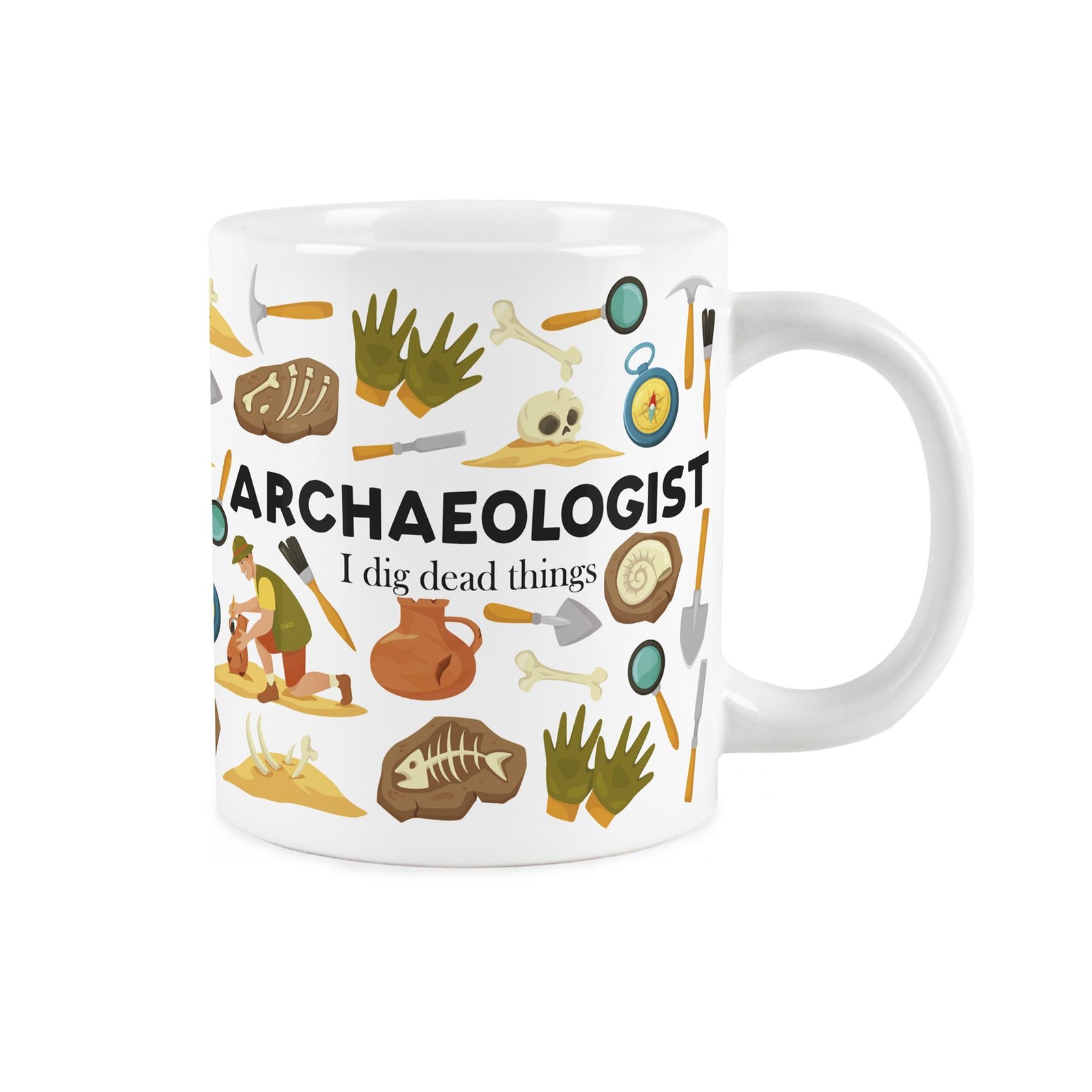 Extra Large Novelty Archaeologist Mug - Jumbo Ceramic Gifts for Archaeologists