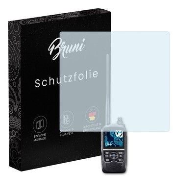 Bruni 2x Folie für Icom ID-52E Schutzfolie Displayschutzfolie