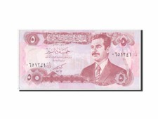 [#350487] Billete, 5 Dinars, 1992, Iraq, SC+