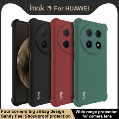 IMAK For Huawei nova 12i, Luxury Shockproof Airbag Sandy Matte Soft Case Cover