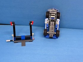 LEGO Power Racers #8163 - Blue Sprinter - Near Complete - See Description