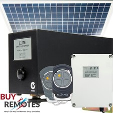ATA SGO-1v4 Elite SOLAR Single Swing Gate Motor Kit Suits 4m / 300Kg Gates 92295
