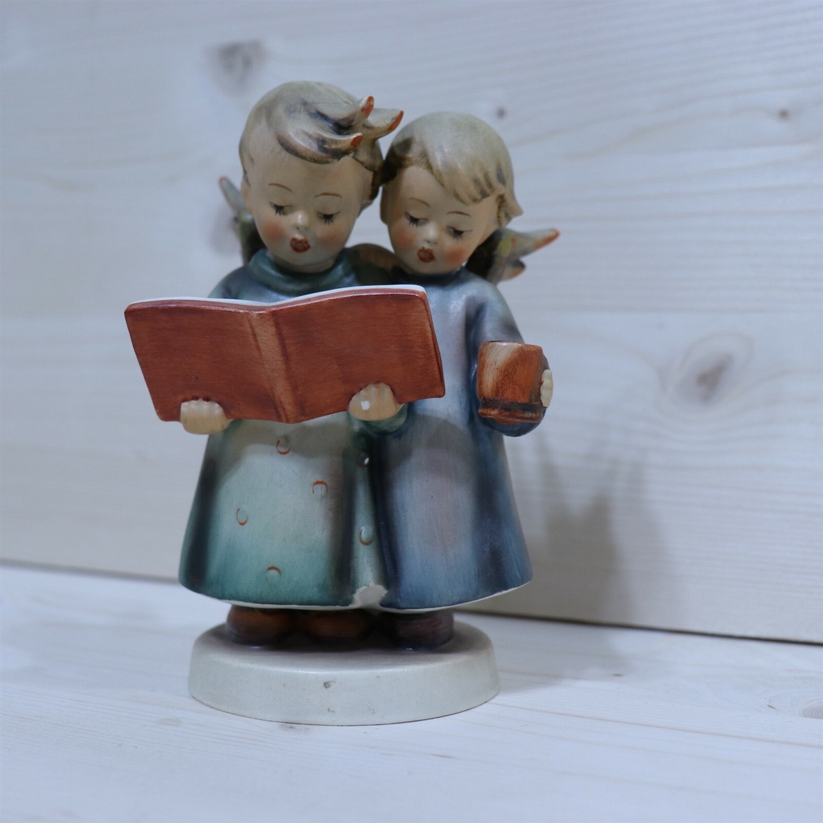 Goebel Hummel Angel Duet (Candleholder) No 193 TMK 2 - 5