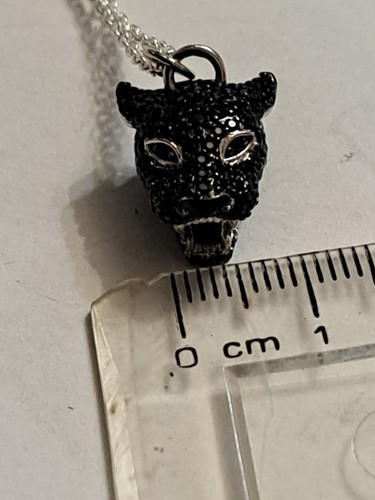 Thomas Sabo Panther grüne Augen Halskette 16/17" Länge atemberaubend - Bild 17 von 18