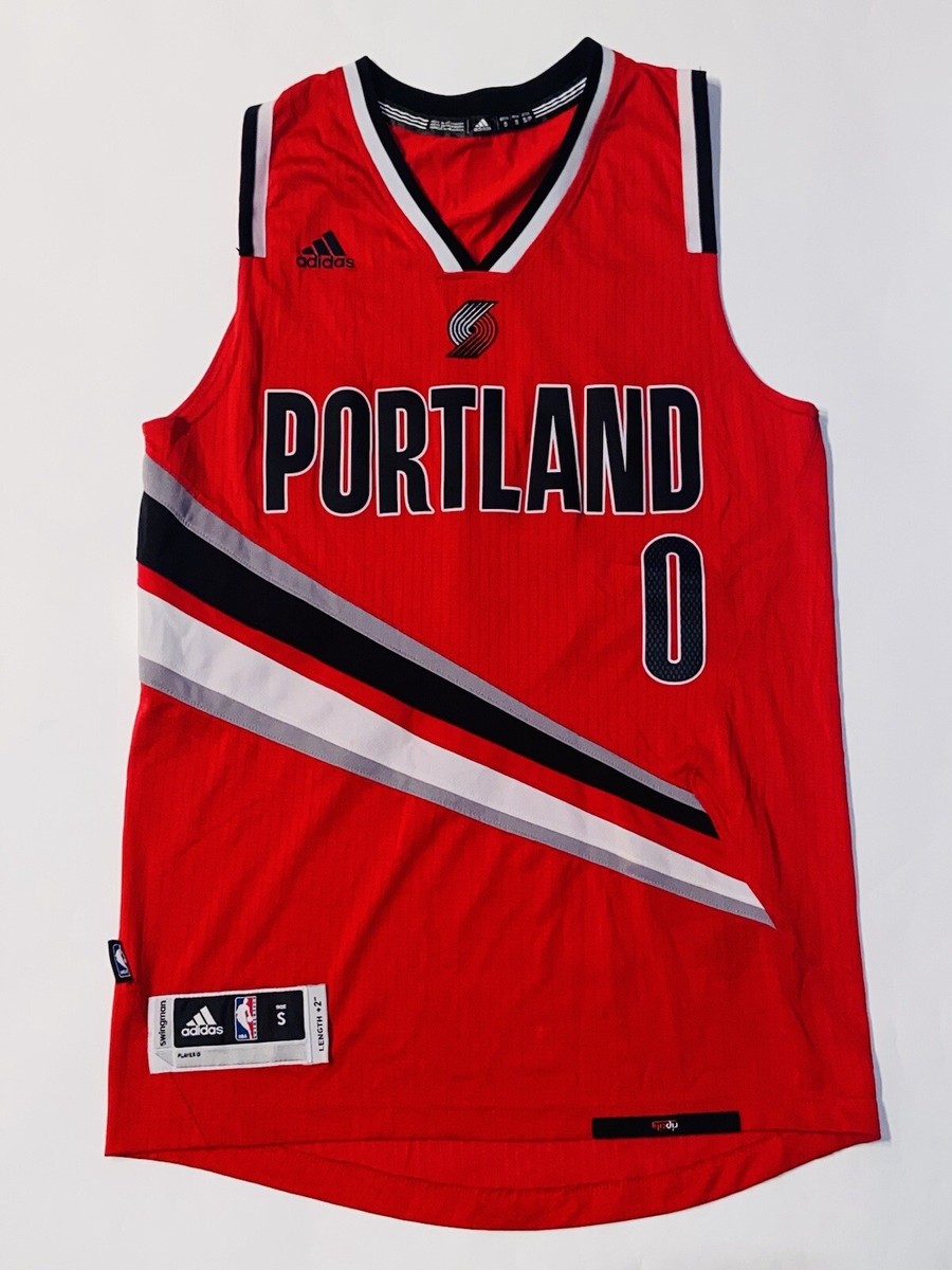 Adidas NBA Lillard Portland Trail Blazers Alternate Swingman