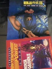 Nintendo Power Ninja Gaiden II 2 NES Strategy Guide (1990) SG2 NP15 with Poster