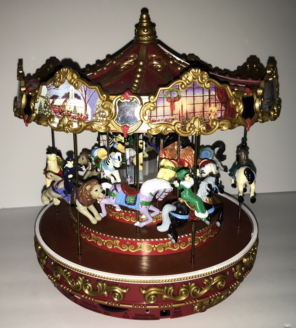 オルゴール Mr. Christmas Triple Decker Carousel s-l1200.jpg