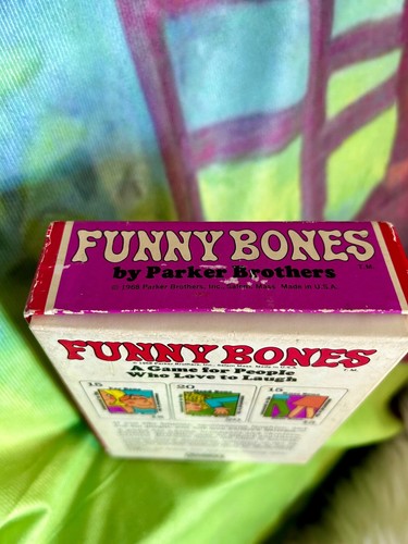 Parker Brothers Funny Bones Kartenspiel Vintage 1968 Familienspiel USA made KOMPLETT - Bild 7 von 9