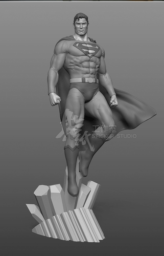 Superman DC Comic 3D Unpainted Figure Model GK Blank Kit New Hot Toy In Stock - Imagen 4 de 8