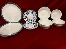 Corelle Veranda 16 Pc. Set Of 4 Each Dinner & Bread Plates & Soup & Fruit Bowls