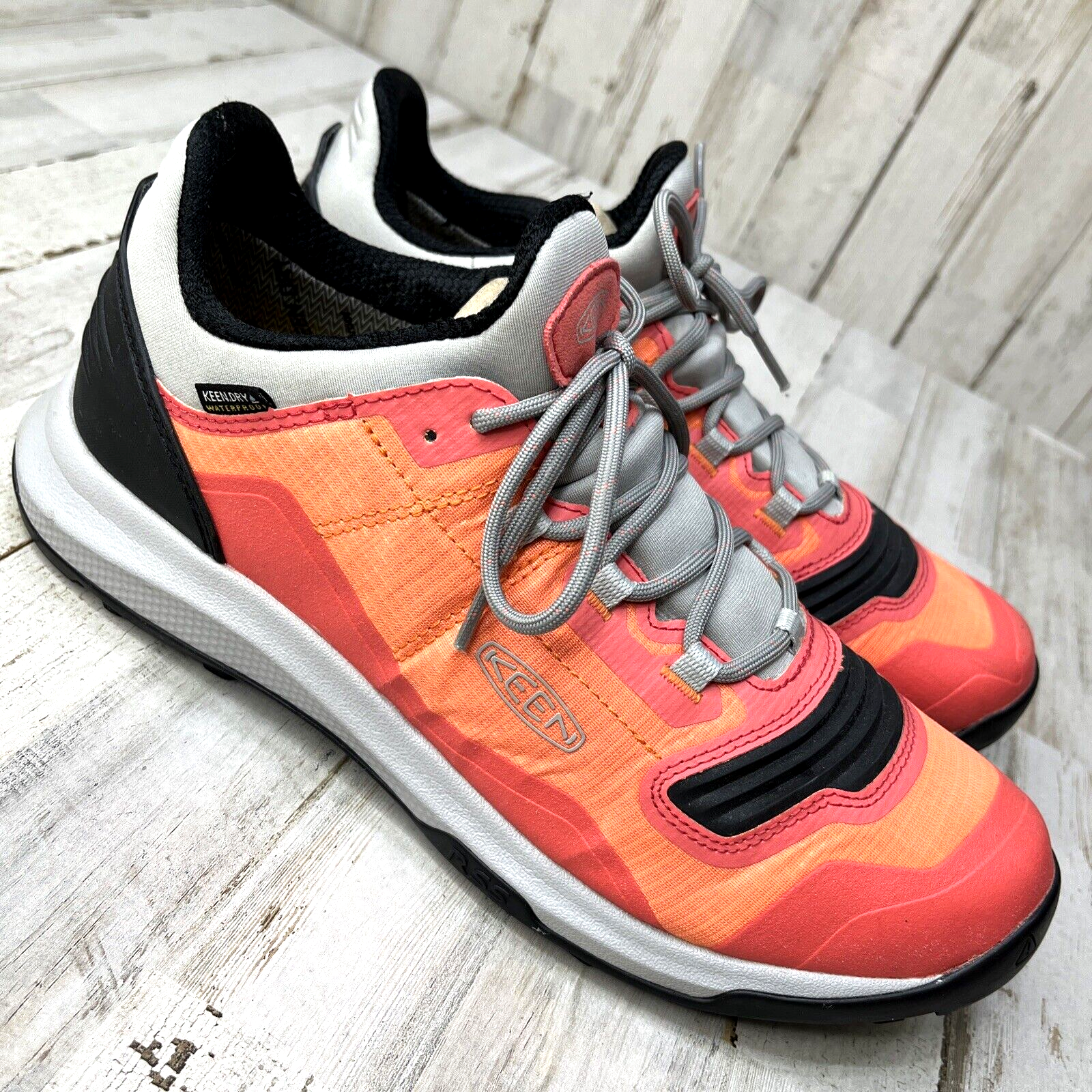 Sneaker da trekking KEEN donna taglia 10 M Tempo Flex impermeabile 1024851 arancione LR82