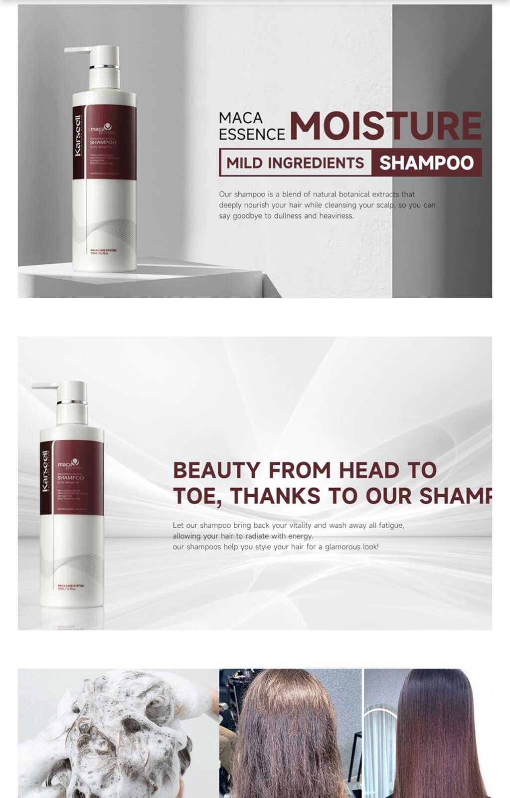 Original  Karseell Argan Oil  Herbal Extract  Deep Repair Smooth (500ml)