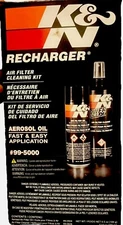 K&N Recharger/Filter Cleaning Kit Aerosol 99-5000 Oil Engine Cleaner Care Spray