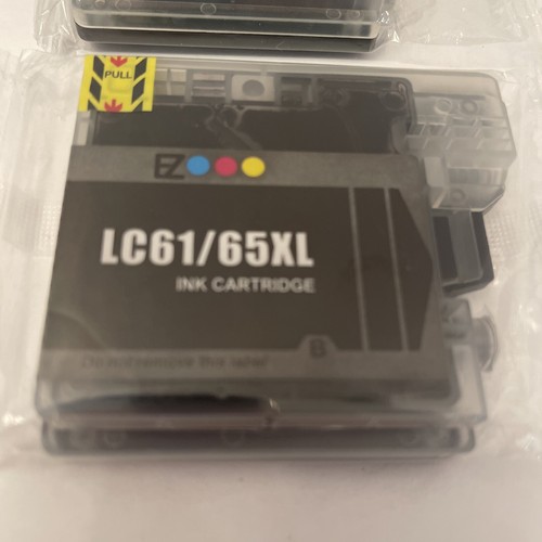 Cartucho de tinta Brother LC61/65XL impresora de tinta negra sellado X4 ENVÍO GRATUITO nuevo/sellado - Imagen 5 de 12