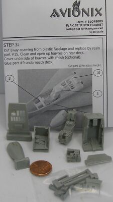 Avionix Resin Set 1:48 BLC48009 F/A-18E Super Hornet(single seat