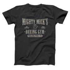 Mighty Micks Boxing Gym Rocky Philly Balboa Black Basic Men's T-Shirt