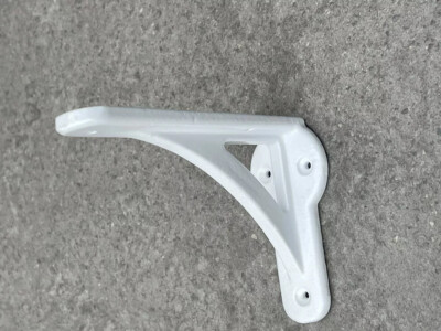 Regalträger Schwerlast Qualität weiß, Vintage Sortierstahl, 81 mm x 112 mm