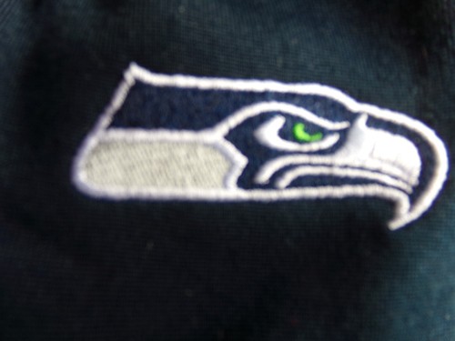 SEATTLE SEAHAWKS NFL Authentic "Utility Gloves" Blue/Green by Forever OSFM $10
