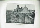 CARCASSONNE LA CITE PHOTOTYPE LATE NINETEENTHth century