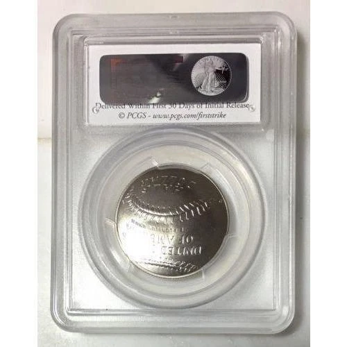 2014 D Baseball Hall of Fame Half Dollar PCGS MS70 ***Rev Tye's*** #413963 - Image 3 of 4