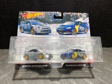 1/64 HOT WHEELS 2 CAR SET SUBARU IMPREZA WRX & 2016 SUBARU WRX STi 2 PACK