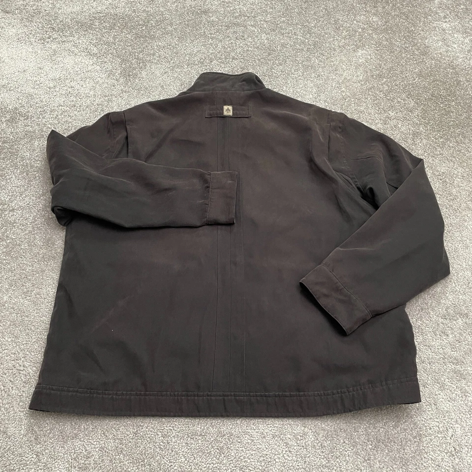 Rain Forest Full Zip Jacket Mens XL Black Inner Pocket Lined Outdoor Casual - Image 2 of 4