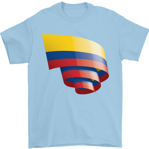 Rizado Columbia Bandera Colombino Día Fútbol Hombre Camiseta 100% de Algodón - Imagen 62 de 105