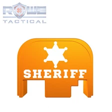 Rowe Tactical Rear Slide Cover Plate for Glock Gen 1-4 - Copper - Sheriff
