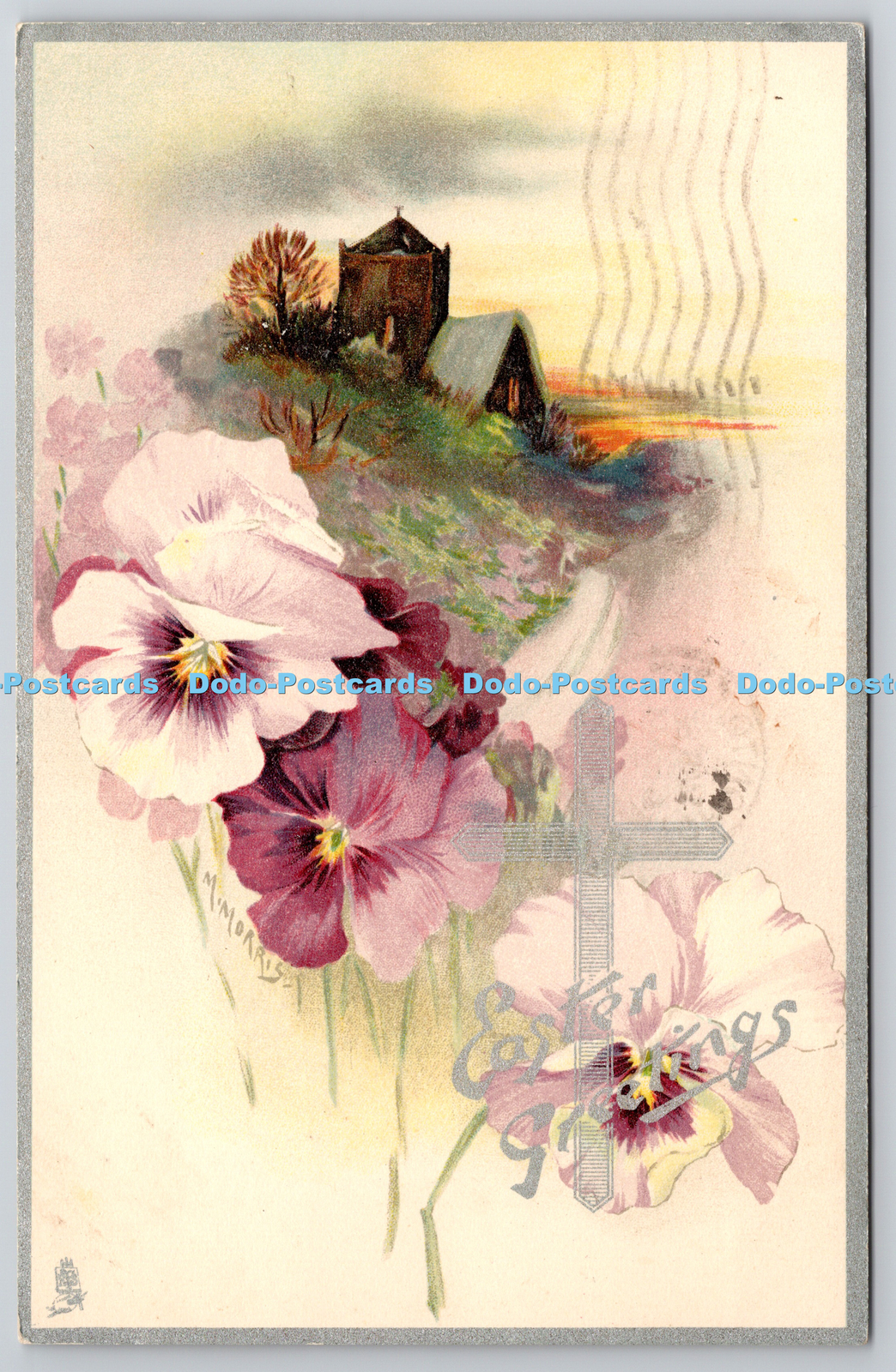 R771206 Ostergrüße Kirche Raphael Tuck und Söhne künstlerische Osterpostkarten