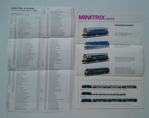 EISENBAHNMODELLE MINITRIX PROSPEKTE PREISE TRIX GLEISBUCH mit 111 LAYOUTS 1968 - Bild 6 von 22