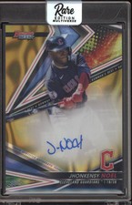 2022 Bowman's Best of Autographs Jhonkensy Noel #B22-JN Gold Lava 72/75