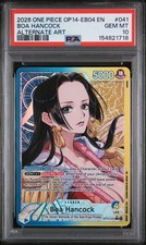 2026 ONE PIECE OP14-EB04-THE AZURE SEA'S SEVEN ALTERNATE ART BOA HANCOCK PSA 10