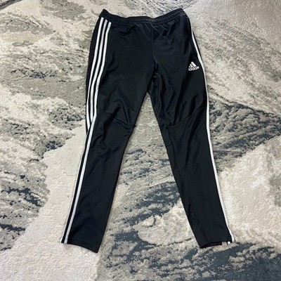 Vintage Y2K Adidas Climacool Track Pants Mens Medium Black White 3 Stripes
