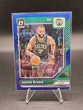 2024-25 NBA Panini Donruss Optic - Jaylen Brown #206 Blue Velocity Prizm Celtics