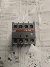 ABB CA5-22E 1SBN010040R1022 Aux Contact Block Original Brand New Adams Auxiliary