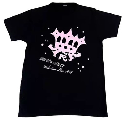 ROOT REXX Valentine Live 2015 Official Black T-shirt S size Cotton
