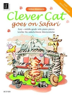Clever Cat goes on Safari Partitur Klavier (leicht) Cornick Leicht bis Mittelklasse Solo P