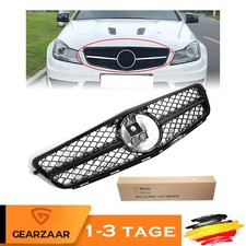 Grill Sport K&uuml;hlergrill F&uuml;r Mercedes-Benz W204 C204 C63 S204 Coupe Schwarz