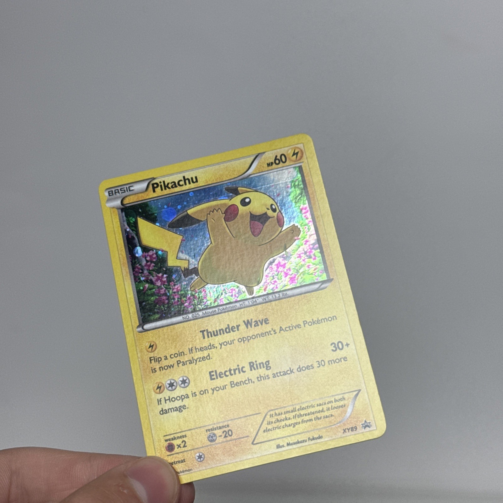 NM! Pikachu 2015 Pokemon Black Star Promos #XY89 Holo RARE CONDITION LOW POP view 4