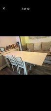 IKEA LANEBERG Extendable Dining Table – White – 130/190x80cm