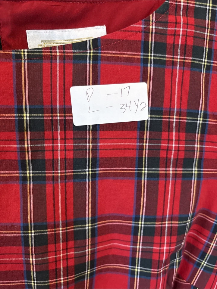 Vestido recto manga acampanada escocesa escocesa 3/4 talla S Sail To Sable, forrado Foto 4 de 4